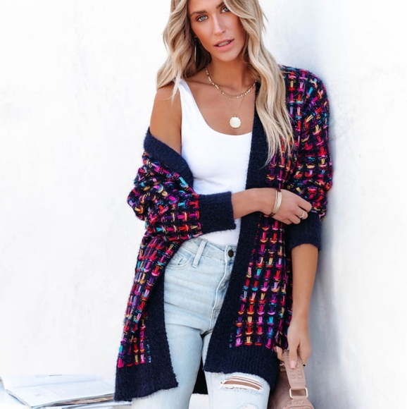 Vici Sweaters - VICI Motown Chunky Knit Cardigan